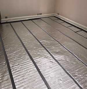 Rayotec Electric Underfloor Heating Installers - Foil Mat System for Under Wood